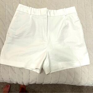 Zara High Waist White Shorts Excellent Condition